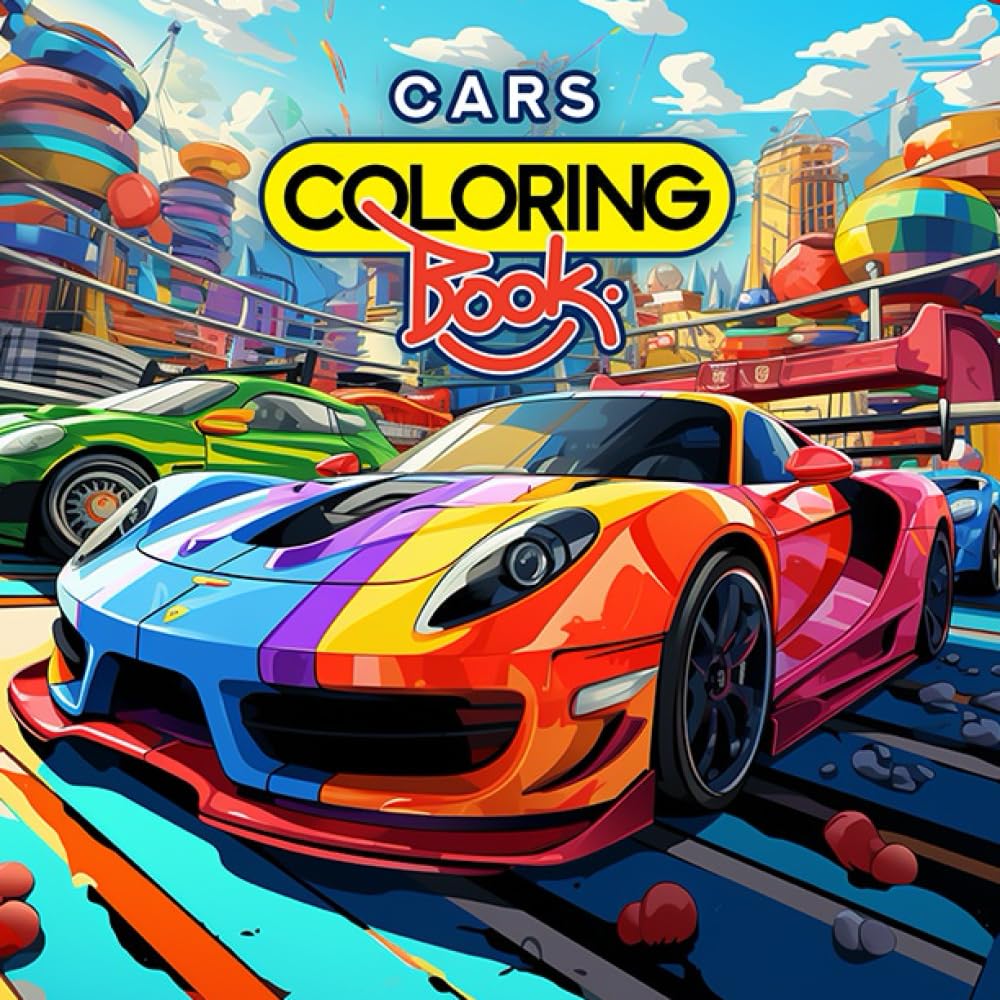 Kopertina e librit Cars Coloring Book